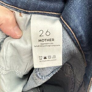 MOTHER JEANS snap hustler ankle what i had before I had you western cowgirl 26